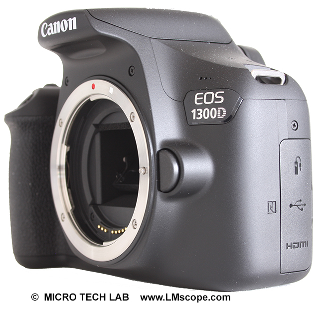The new Canon DSLR EOS 1300D a microscope with an unbeatable price/performance ratio