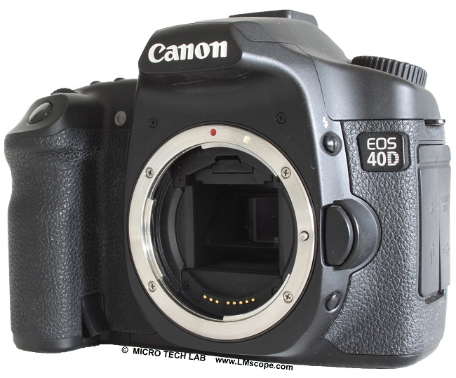 Test: The Canon EOS 40D on the microscope – a DSLR classic with advanced sensor