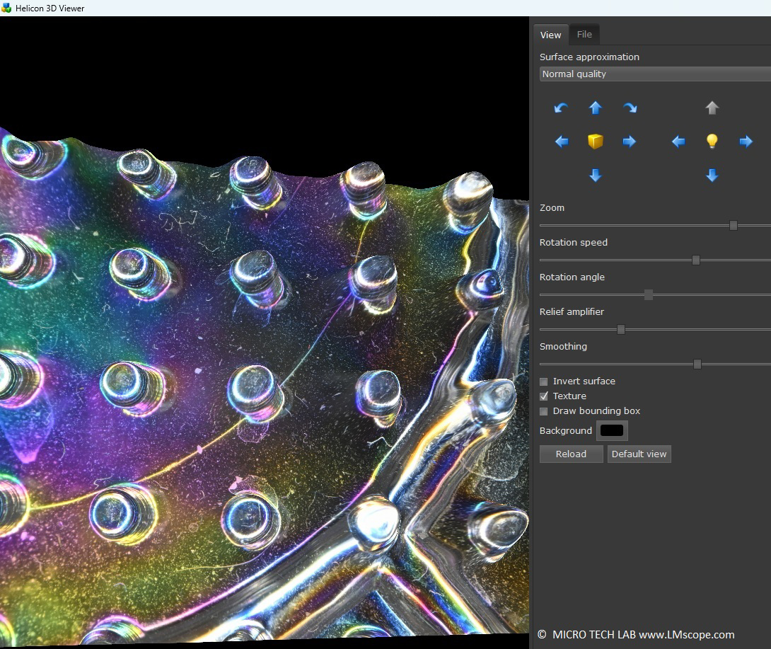 Helicon Focus:  3D Objekt aus Bildstapeln , Mikrofotografie Makrofotografie