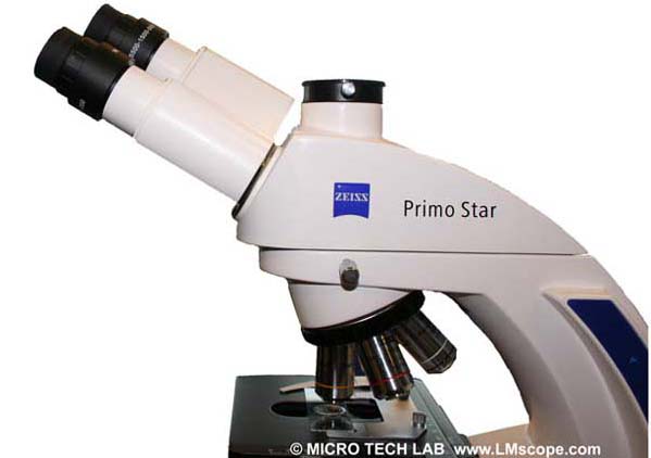 Microscope binoculaire Carl Zeiss Primo Star pour l'enseignement